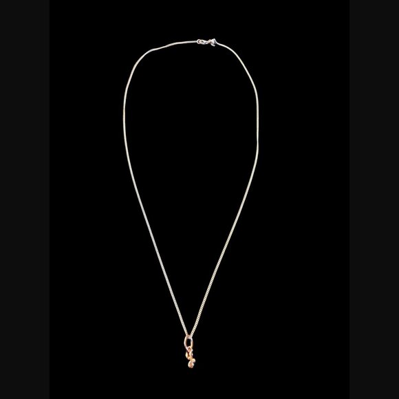 Pandora 925 Sterling Ale Adjustable Two Tone Y Retired Script Alphabet Charm - Picture 3 of 15